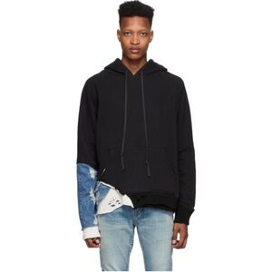 Greg Lauren Black Fragment Hoodie